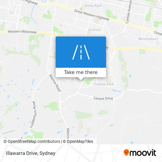Illawarra Drive map