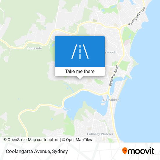 Mapa Coolangatta Avenue