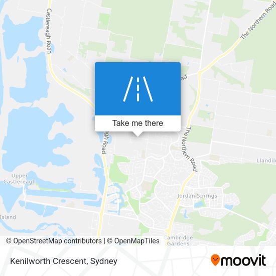 Kenilworth Crescent map
