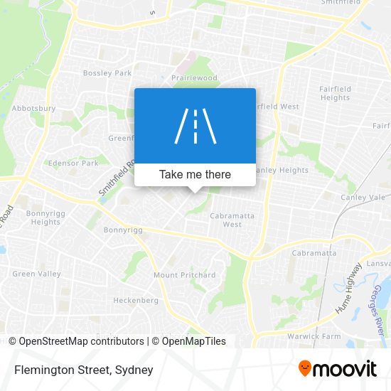 Flemington Street map