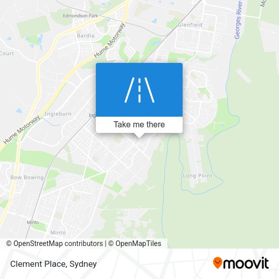Clement Place map