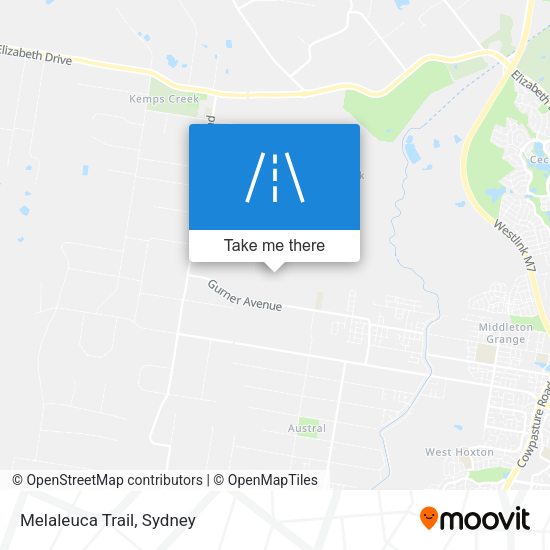 Melaleuca Trail map