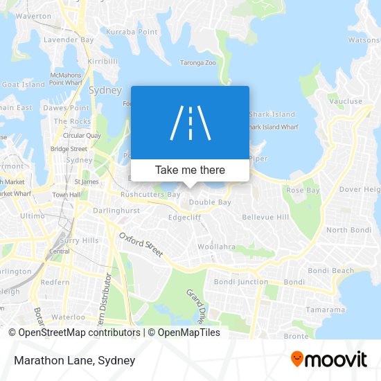 Marathon Lane map