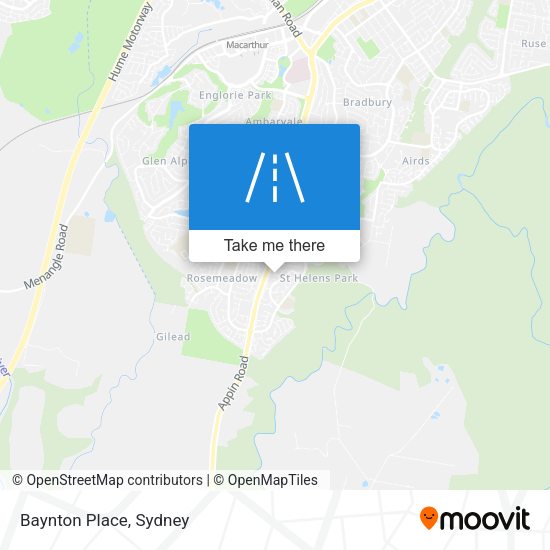 Baynton Place map