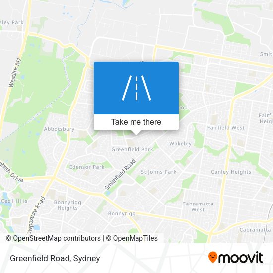 Greenfield Road map