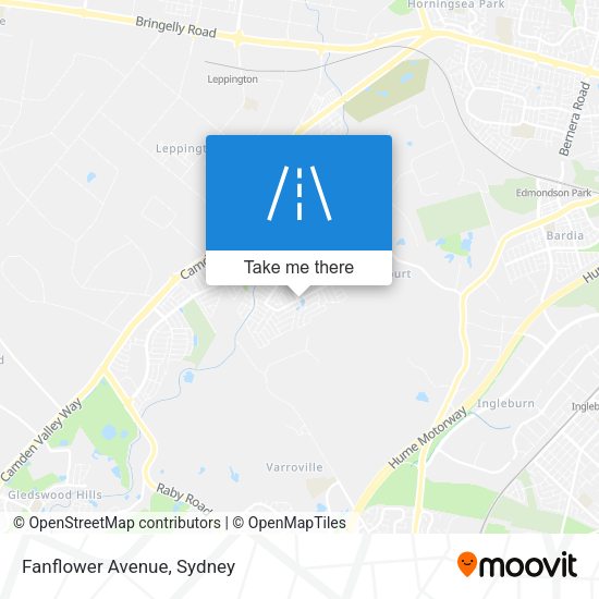 Fanflower Avenue map
