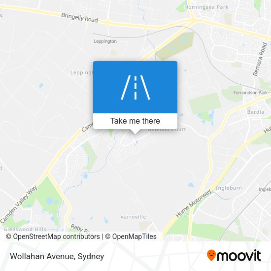 Wollahan Avenue map