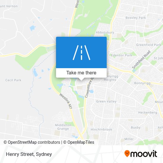 Henry Street map