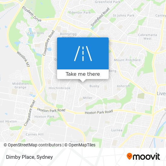 Dimby Place map