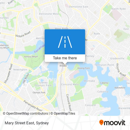 Mary Street East map