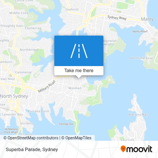 Superba Parade map
