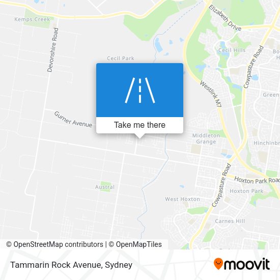 Tammarin Rock Avenue map