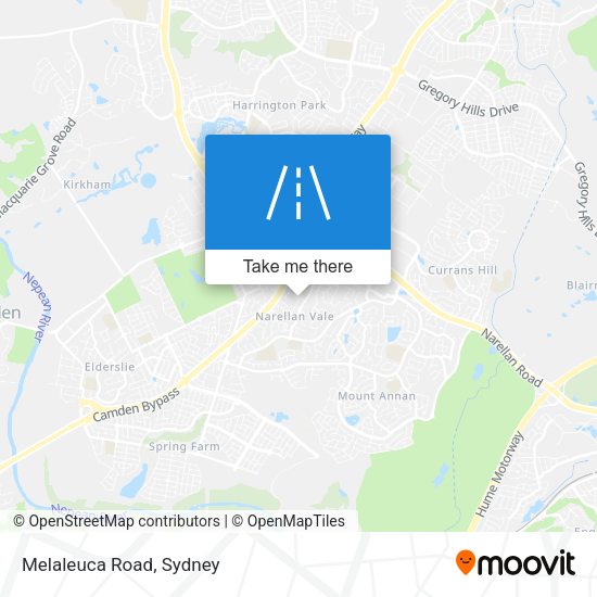 Melaleuca Road map