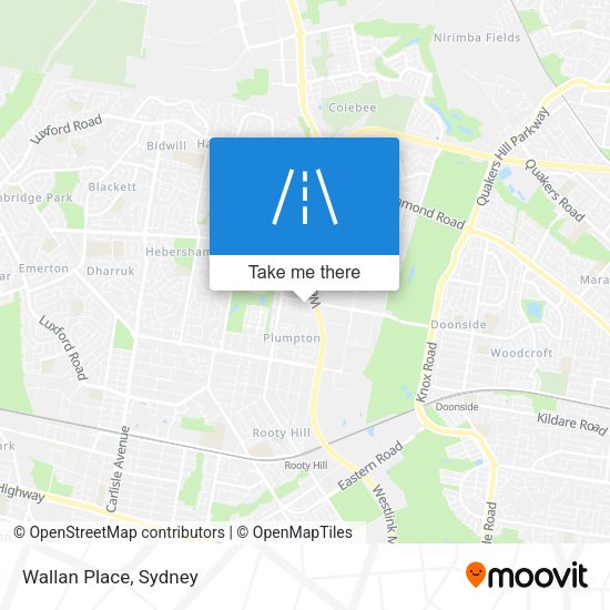 Wallan Place map