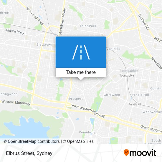 Elbrus Street map