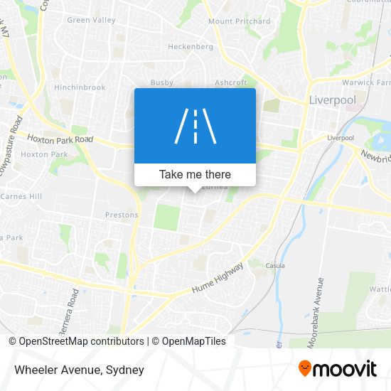 Wheeler Avenue map