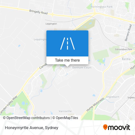 Honeymyrtle Avenue map