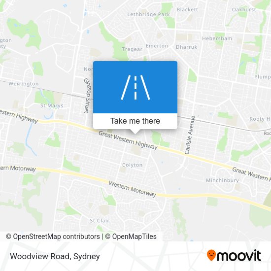 Woodview Road map