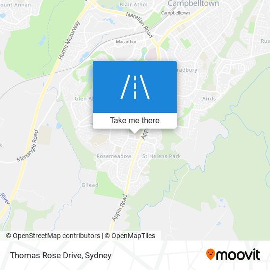 Thomas Rose Drive map