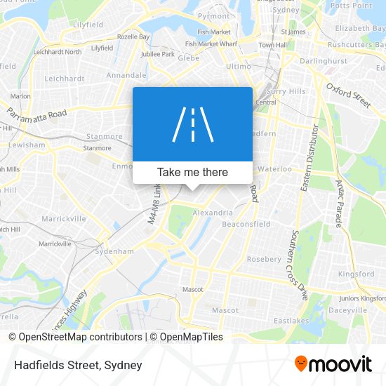 Hadfields Street map