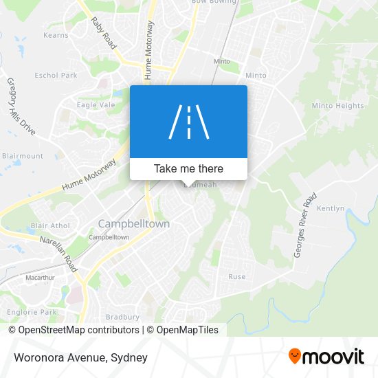 Woronora Avenue map