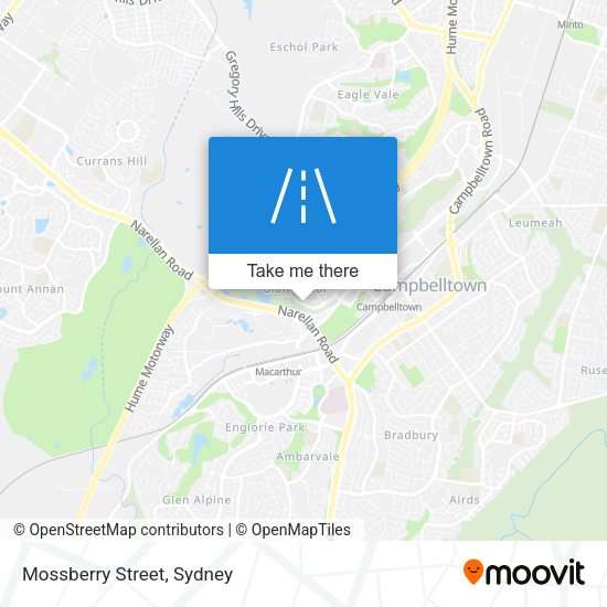Mossberry Street map