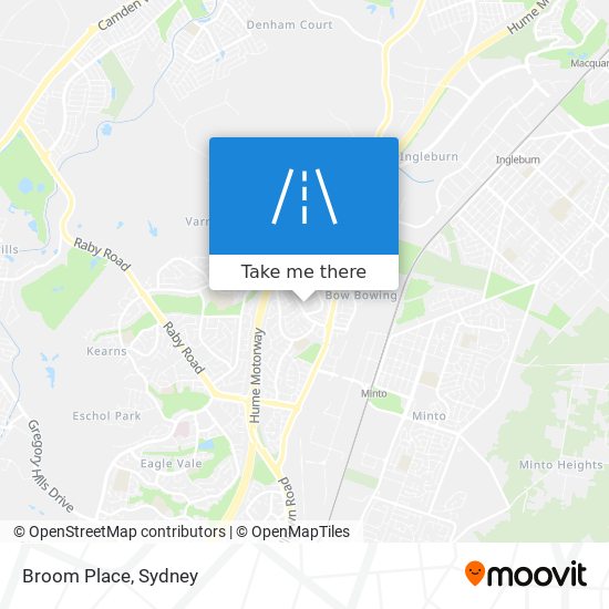 Broom Place map