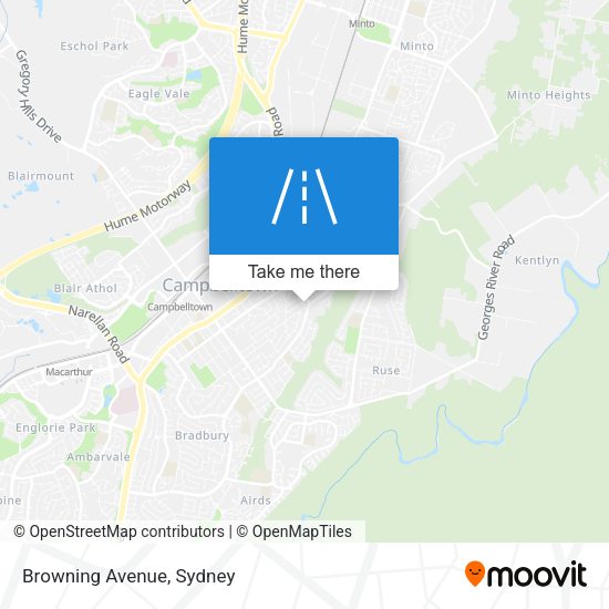 Browning Avenue map