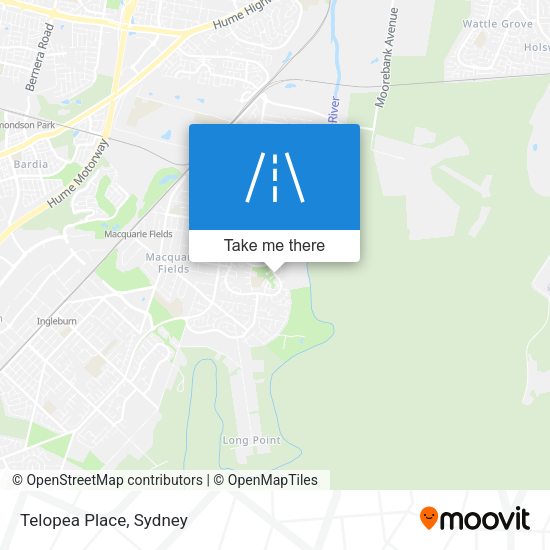 Telopea Place map