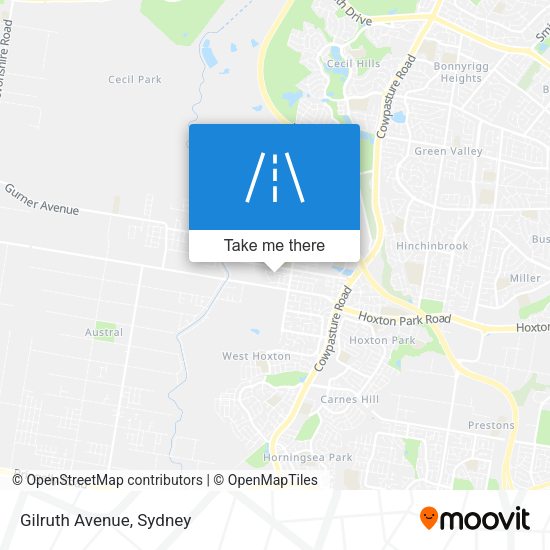 Gilruth Avenue map