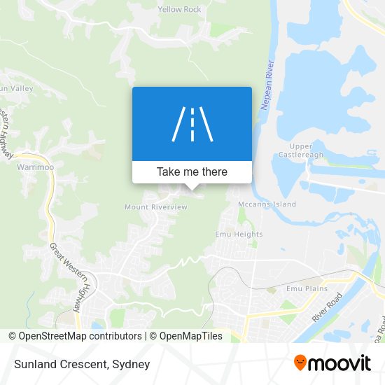 Sunland Crescent map