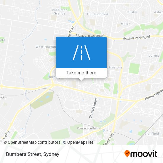 Bumbera Street map