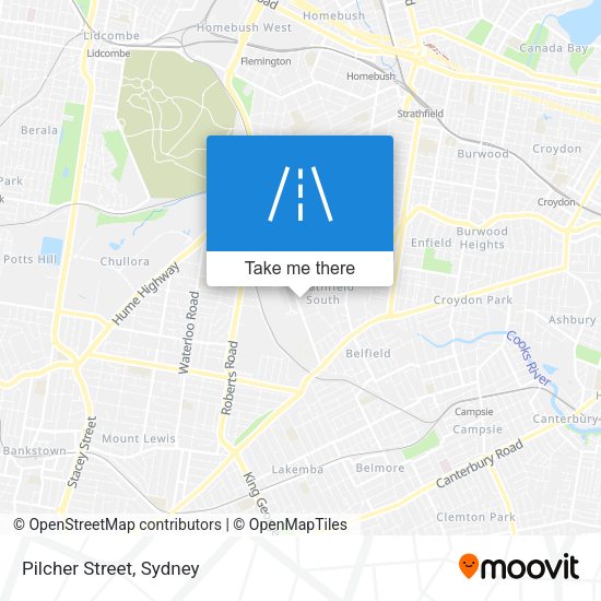 Pilcher Street map