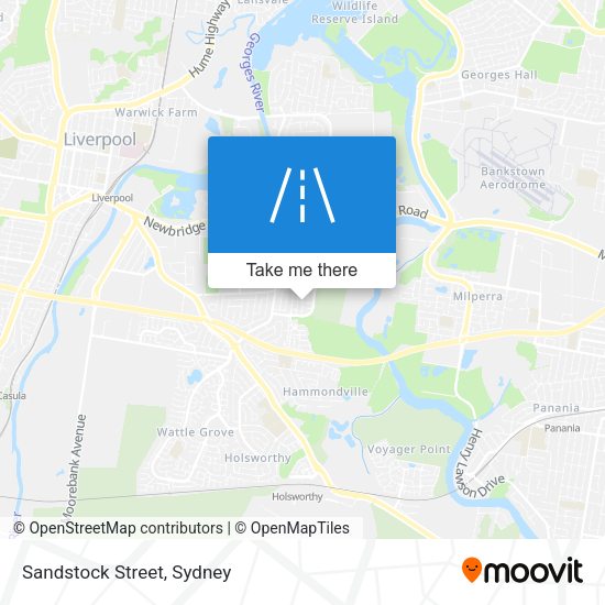 Sandstock Street map