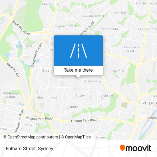 Fulham Street map