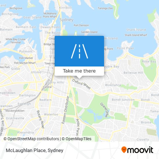 McLaughlan Place map