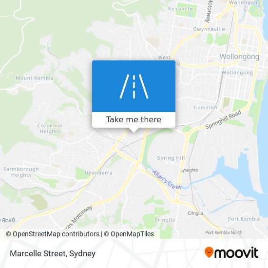 Mapa Marcelle Street