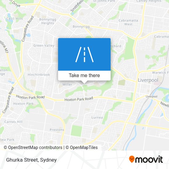 Ghurka Street map