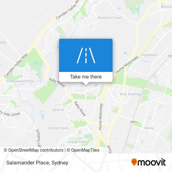 Salamander Place map