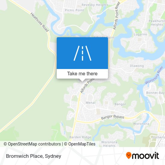Bromwich Place map