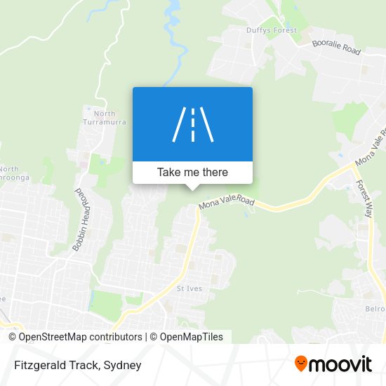 Fitzgerald Track map