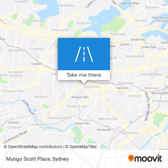 Mungo Scott Place map