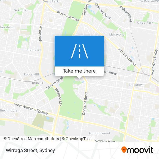 Mapa Wirraga Street