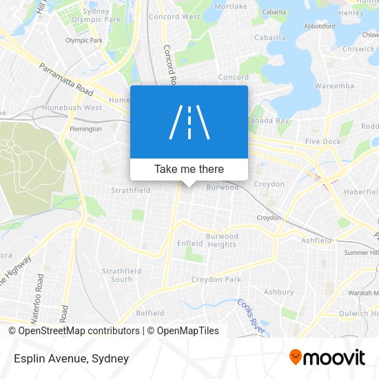 Esplin Avenue map