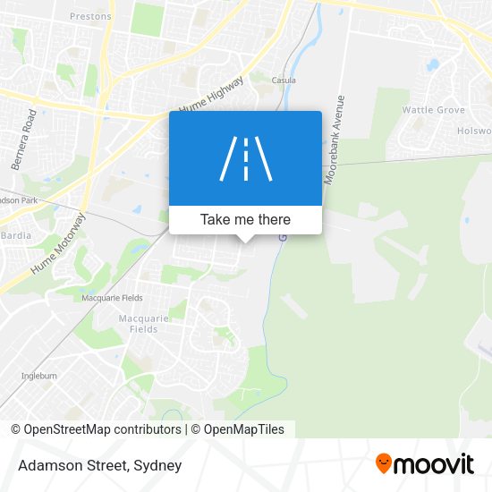 Adamson Street map