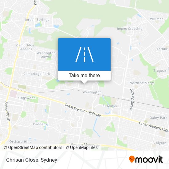 Chrisan Close map