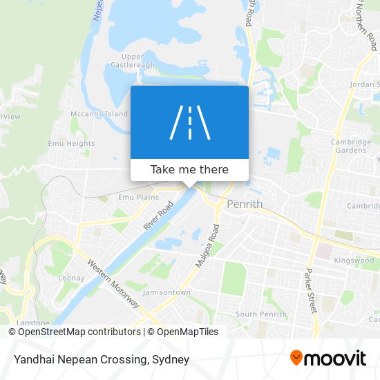 Mapa Yandhai Nepean Crossing