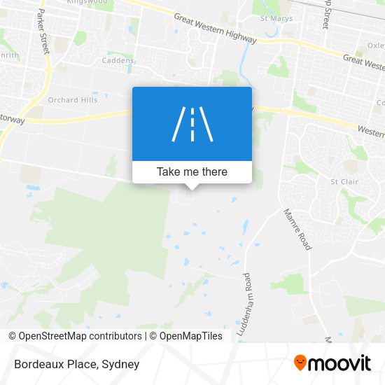 Bordeaux Place map
