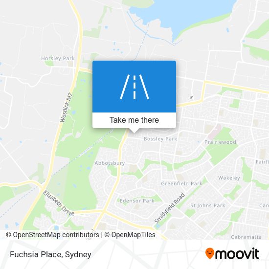 Fuchsia Place map