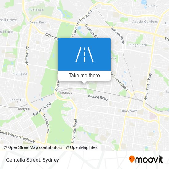 Centella Street map